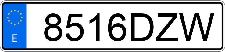 Numer rejestracyjny 8516DZW posiada SUZUKI GRAND VITARA Numer rejestracyjny 8516DZW posiada SUZUKI GRAND VITARA