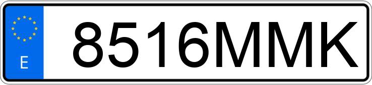 Numer rejestracyjny 8516MMK posiada VOLKSWAGEN GOLF Numer rejestracyjny 8516MMK posiada VOLKSWAGEN GOLF