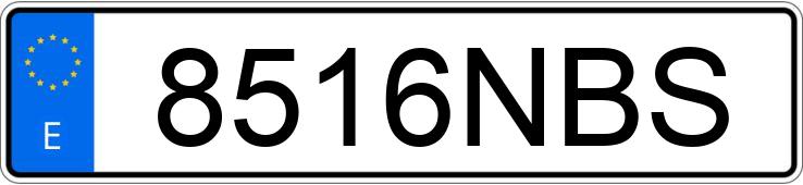 Numer rejestracyjny 8516NBS posiada AUDI SQ5