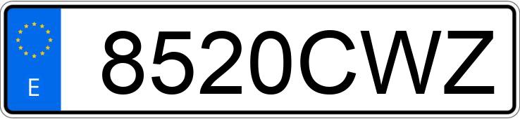 Numer rejestracyjny 8520CWZ posiada PORSCHE CAYENNE Numer rejestracyjny 8520CWZ posiada PORSCHE CAYENNE
