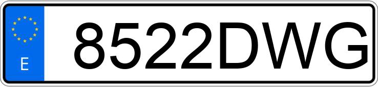 Numer rejestracyjny 8522DWG posiada BMW SERIE 3 Numer rejestracyjny 8522DWG posiada BMW SERIE 3