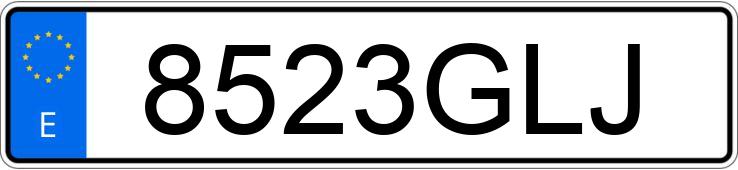 Numer rejestracyjny 8523GLJ posiada PEUGEOT 308