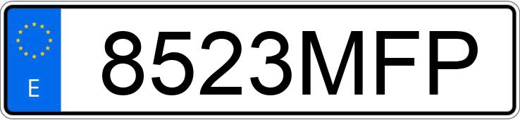 Numer rejestracyjny 8523MFP posiada MAZDA CX-5