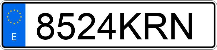 Numer rejestracyjny 8524KRN posiada AUDI S3 Numer rejestracyjny 8524KRN posiada AUDI S3