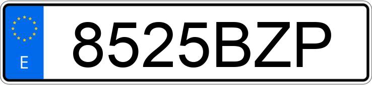 Numer rejestracyjny 8525BZP posiada VOLKSWAGEN GOLF Numer rejestracyjny 8525BZP posiada VOLKSWAGEN GOLF