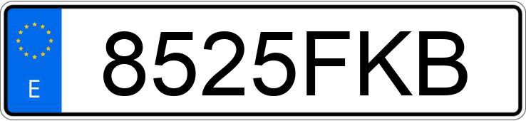 Numer rejestracyjny 8525FKB posiada FIAT PANDA Numer rejestracyjny 8525FKB posiada FIAT PANDA