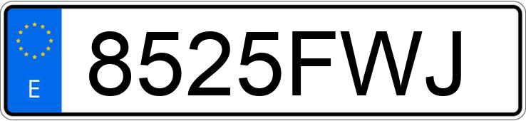 Numer rejestracyjny 8525FWJ posiada NISSAN QASHQAI Numer rejestracyjny 8525FWJ posiada NISSAN QASHQAI