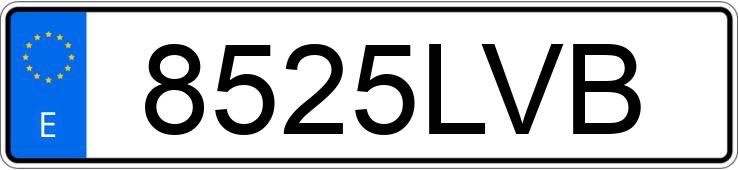 Numer rejestracyjny 8525LVB posiada RENAULT MEGANE