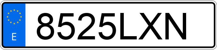 Numer rejestracyjny 8525LXN posiada MERCEDES GLC (253) Numer rejestracyjny 8525LXN posiada MERCEDES GLC (253)