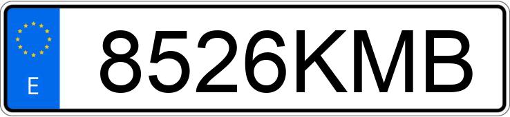 Numer rejestracyjny 8526KMB posiada MERCEDES GLC (253)