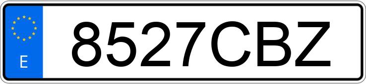 Numer rejestracyjny 8527CBZ posiada SEAT LEON