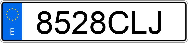 Numer rejestracyjny 8528CLJ posiada CITROEN C5