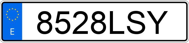 Numer rejestracyjny 8528LSY posiada KIA CEED TOURER