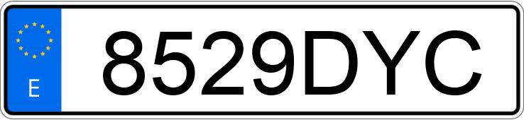 Il numero di registrazione 8529DYC ha AUDI A6