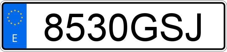 Registreringsnummeret 8530GSJ har FORD FOCUS