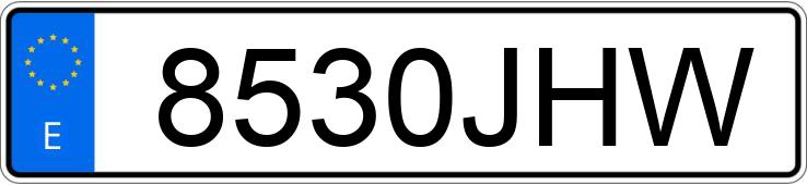 Numer rejestracyjny 8530JHW posiada CITROEN C4 CACTUS