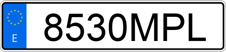 Numer rejestracyjny 8530MPL posiada SUZUKI SWACE Numer rejestracyjny 8530MPL posiada SUZUKI SWACE