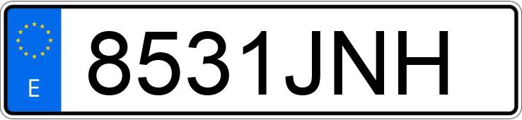 Numer rejestracyjny 8531JNH posiada PEUGEOT 2008 Numer rejestracyjny 8531JNH posiada PEUGEOT 2008