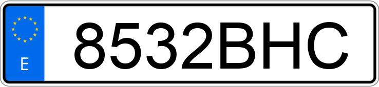 Numer rejestracyjny 8532BHC posiada MERCEDES A (168-169) 140 AVANTGARDE