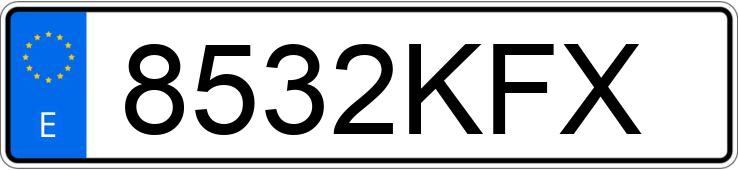 Numer rejestracyjny 8532KFX posiada ALFA ROMEO MITO