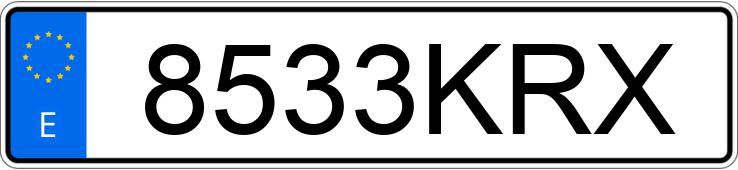 Numer rejestracyjny 8533KRX posiada PEUGEOT 308 Numer rejestracyjny 8533KRX posiada PEUGEOT 308