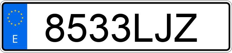 Numer rejestracyjny 8533LJZ posiada SEAT LEON