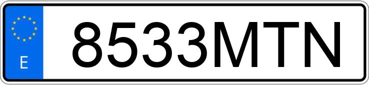 Numer rejestracyjny 8533MTN posiada AIXAM MINAUTO