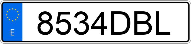 Numer rejestracyjny 8534DBL posiada NISSAN N Numer rejestracyjny 8534DBL posiada NISSAN N