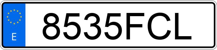 Numer rejestracyjny 8535FCL posiada TOYOTA AYGO