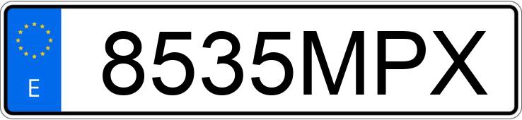 Numer rejestracyjny 8535MPX posiada OPEL GRANDLAND