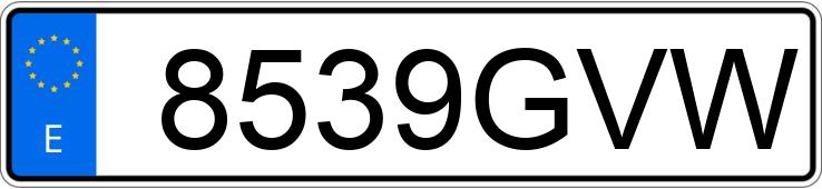 Numer rejestracyjny 8539GVW posiada NISSAN QASHQAI