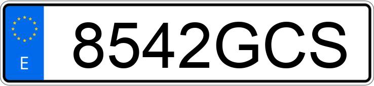 Numer rejestracyjny 8542GCS posiada MINI MINI Numer rejestracyjny 8542GCS posiada MINI MINI