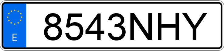 Numer rejestracyjny 8543NHY posiada OPEL MOVANO Numer rejestracyjny 8543NHY posiada OPEL MOVANO
