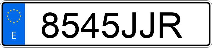 Numer rejestracyjny 8545JJR posiada AUDI A4