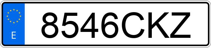 Numer rejestracyjny 8546CKZ posiada PEUGEOT 206 Numer rejestracyjny 8546CKZ posiada PEUGEOT 206