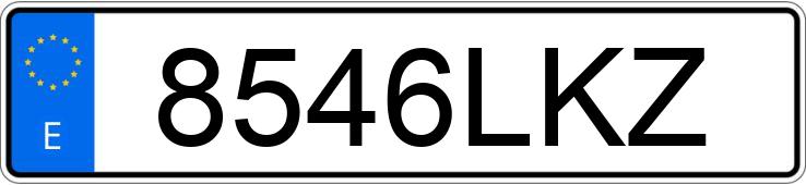 Numer rejestracyjny 8546LKZ posiada TOYOTA AYGO