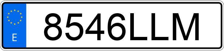 Numer rejestracyjny 8546LLM posiada KIA SPORTAGE