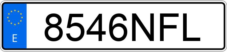 Numer rejestracyjny 8546NFL posiada DACIA SANDERO