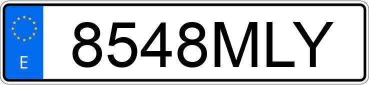 Numer rejestracyjny 8548MLY posiada SCANIA SERIE P