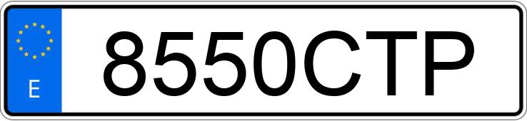 Numer rejestracyjny 8550CTP posiada PEUGEOT 206 Numer rejestracyjny 8550CTP posiada PEUGEOT 206