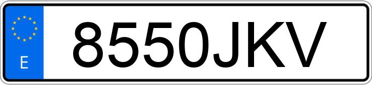 Numer rejestracyjny 8550JKV posiada PEUGEOT 208