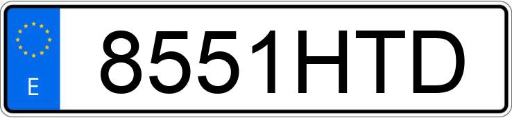 Numer rejestracyjny 8551HTD posiada SCANIA SERIE G