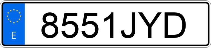 Numer rejestracyjny 8551JYD posiada RENAULT GRAND KANGOO Numer rejestracyjny 8551JYD posiada RENAULT GRAND KANGOO