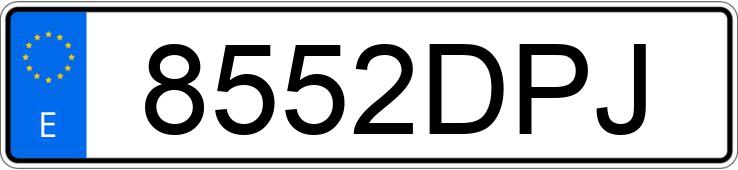 Numer rejestracyjny 8552DPJ posiada BMW SERIE 5 Numer rejestracyjny 8552DPJ posiada BMW SERIE 5