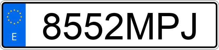 Numer rejestracyjny 8552MPJ posiada SEAT LEON Numer rejestracyjny 8552MPJ posiada SEAT LEON