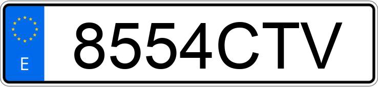 Numer rejestracyjny 8554CTV posiada FORD KA