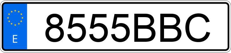 Numer rejestracyjny 8555BBC posiada VOLKSWAGEN GOLF Numer rejestracyjny 8555BBC posiada VOLKSWAGEN GOLF