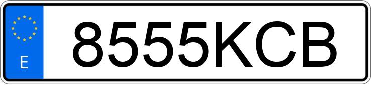 Numer rejestracyjny 8555KCB posiada BMW SERIE 7