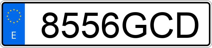 Numer rejestracyjny 8556GCD posiada FORD FOCUS