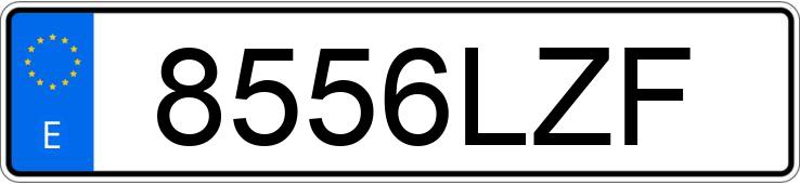 Numer rejestracyjny 8556LZF posiada SILENCE S